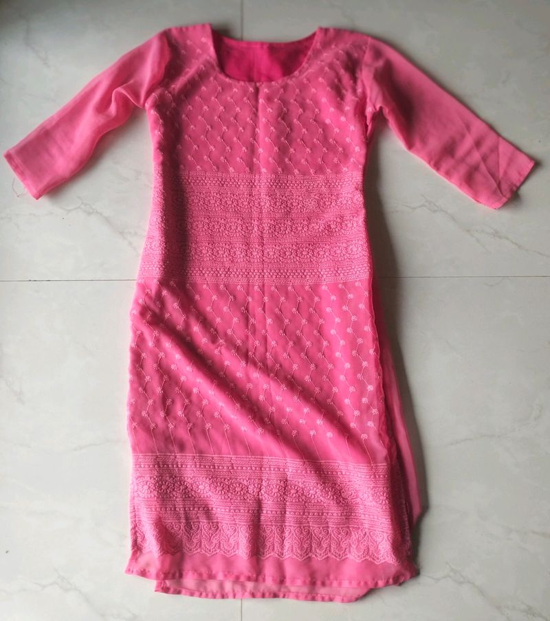 Beautiful Pink Kurti
