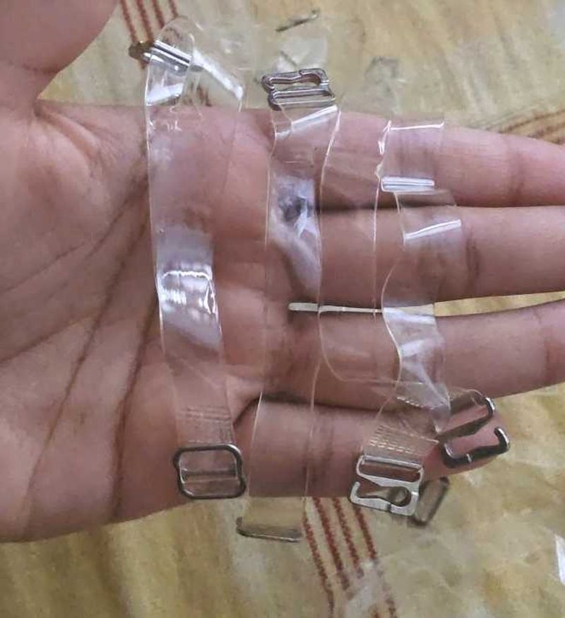 Clear Adjustable Bra Straps (pack of 10 sets)