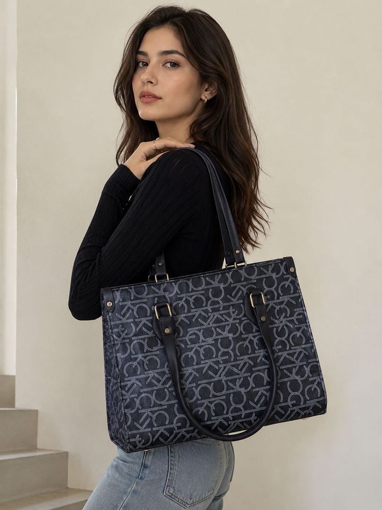 Calvin Klein Monogram Tote Bag