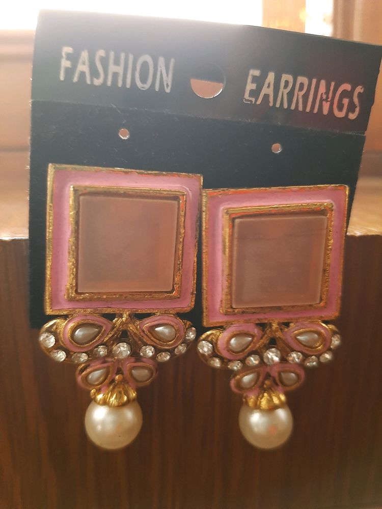 Baby Pink Earings
