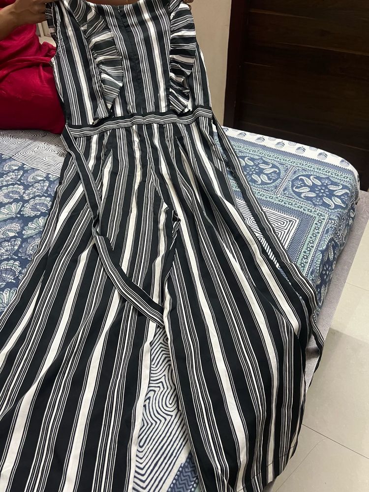 Chic Striped Jumpsuit