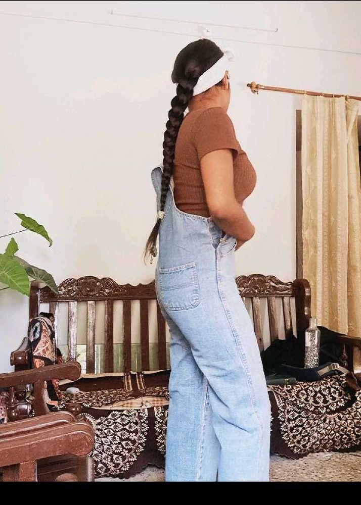 Light Wash Denim Overalls
