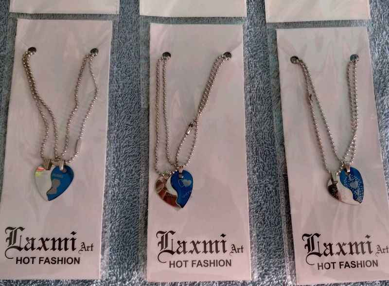 Couple Necklace ( Double ) Set Of 3