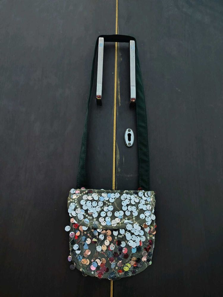 Sequin Embellished Mini Bag for girls