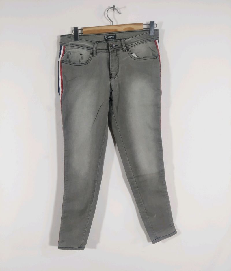 Grey Skinny Fit Jeans (Women)