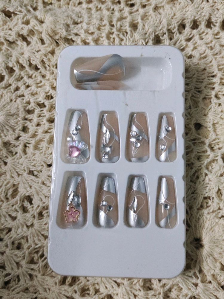Imported|Korean Nails|Set Of 12