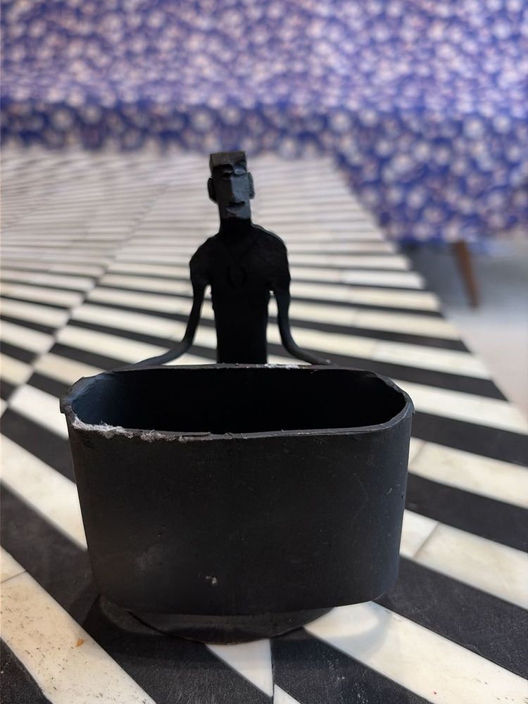 Unique Tribal Figurine Holder