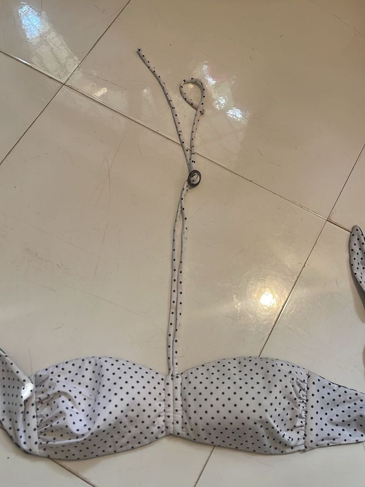 2 In 1 Polka Dot Bikini Top