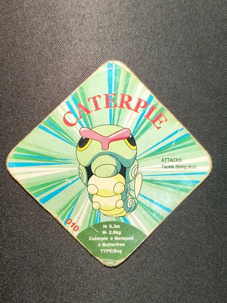 Pokemon Diamond card collectible CATERPIE
