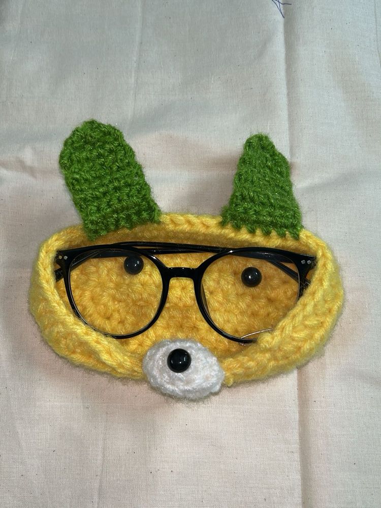 Cute Crochet Glasses Holder