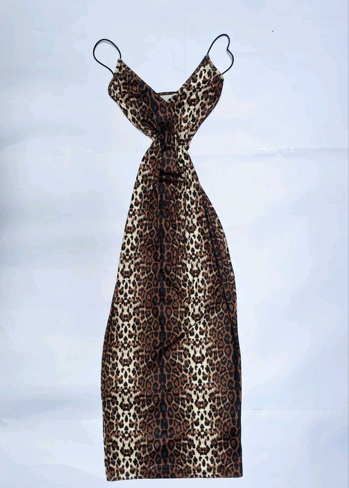 Leopard Print Maxi Dress