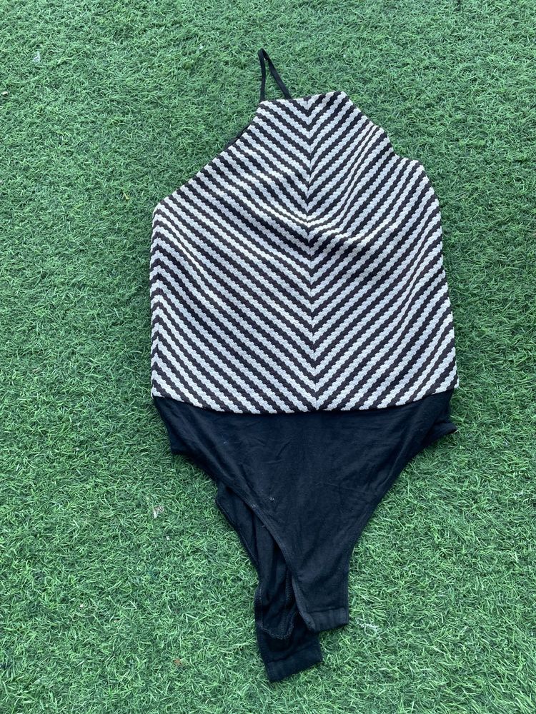 Striped Bodysuit - Stylish &amp; Trendy