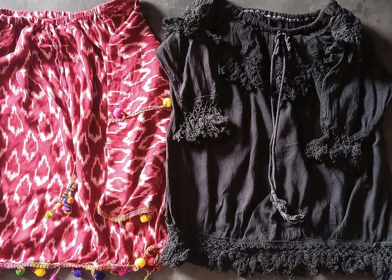 Combo of two Bohemian Ethnic Top