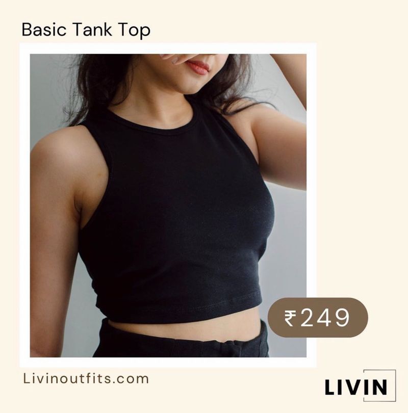 Basic Black Tank Top