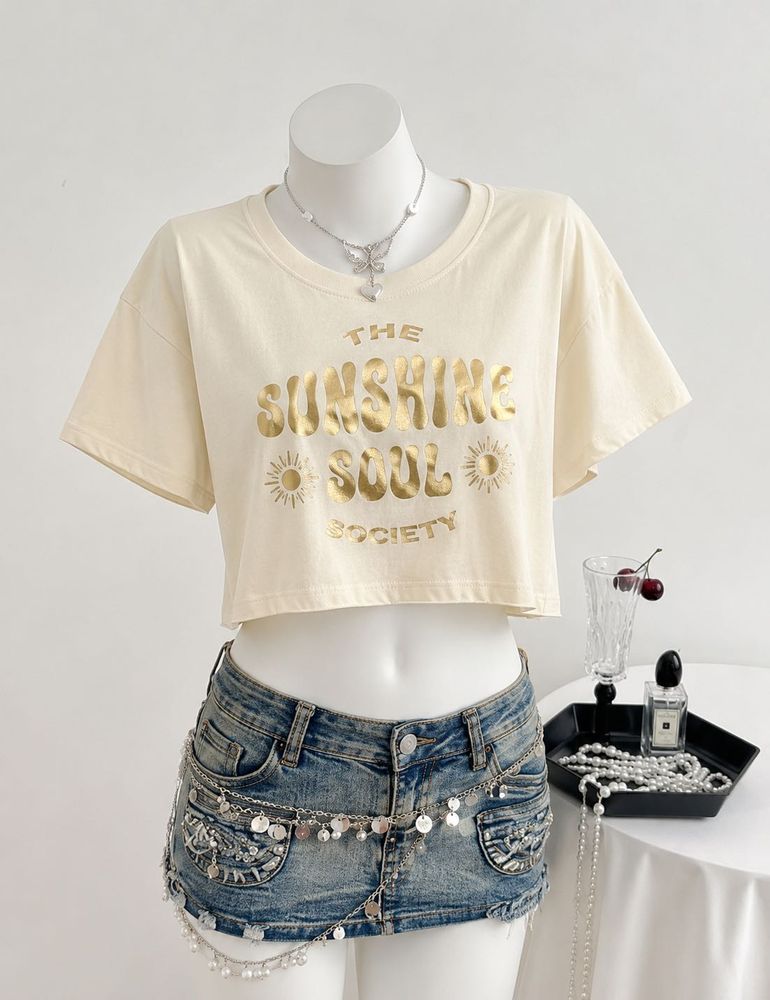 Sunshine Soul Society Crop Top