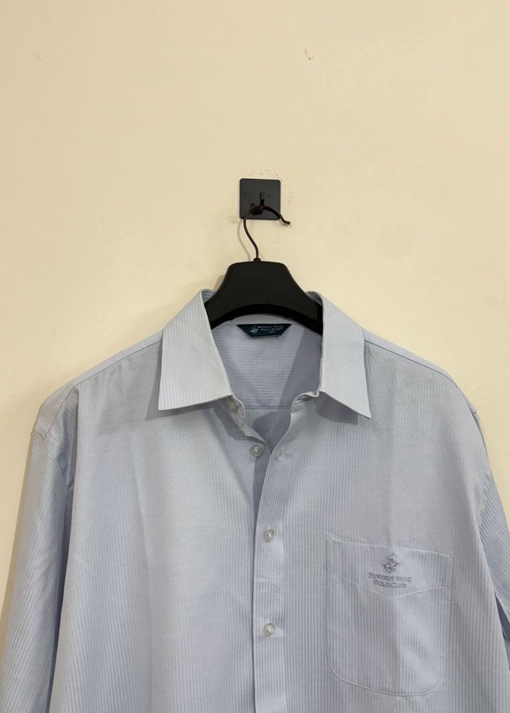 Classic Striped Men's Dress Shirt