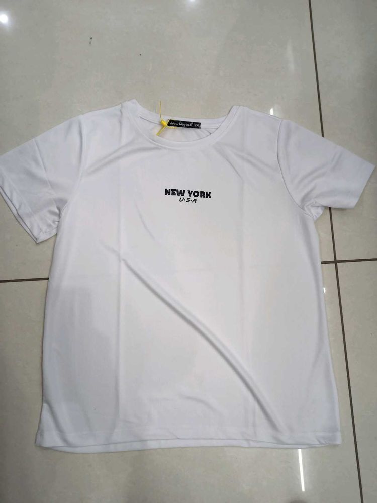 White New York Graphic Tee