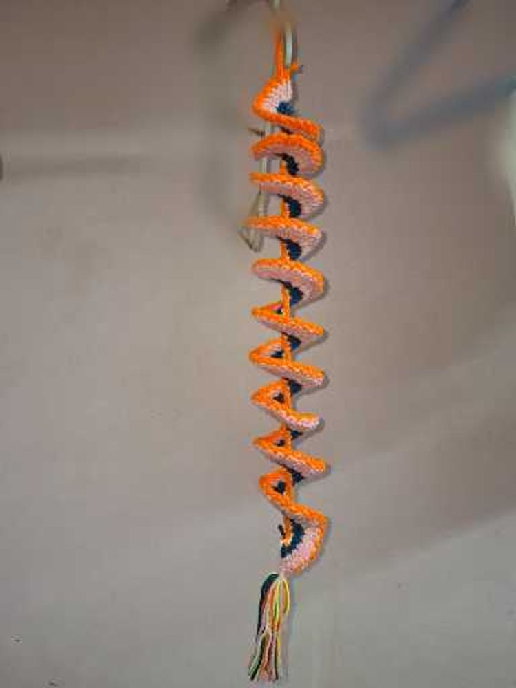 Handmade Crochet Spiral Decor