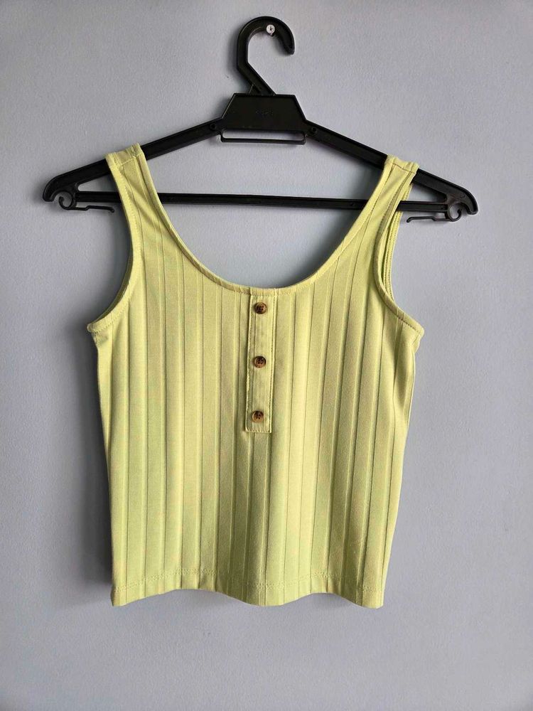 Cute Green Tank Top Ginger XS 26"