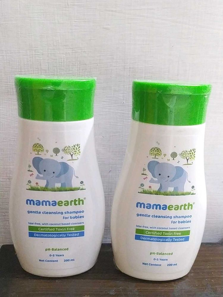 Mamaearth Gentle Cleansing Shampoo For Baby Pack 2