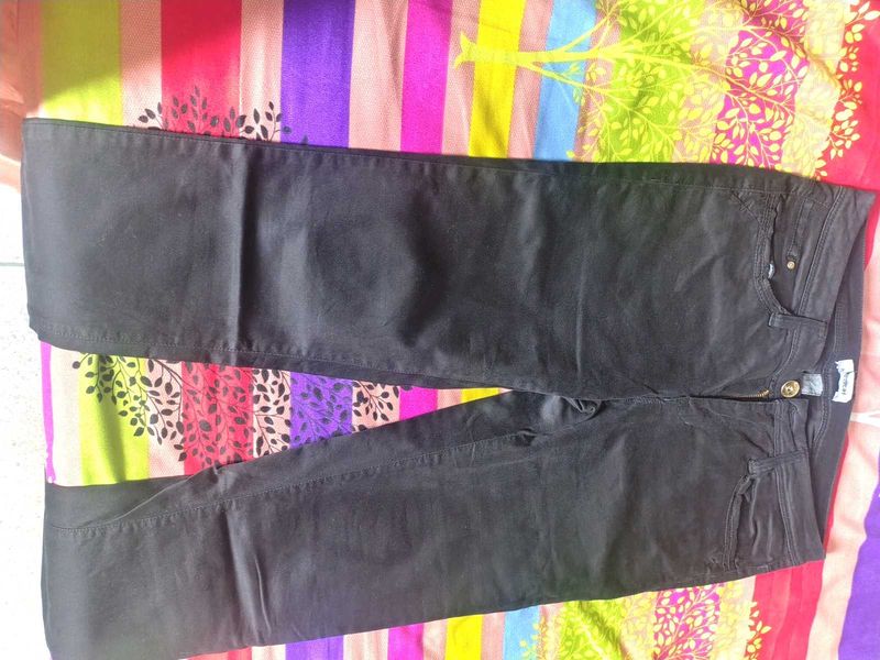 Classic Black Straight Leg Jeans