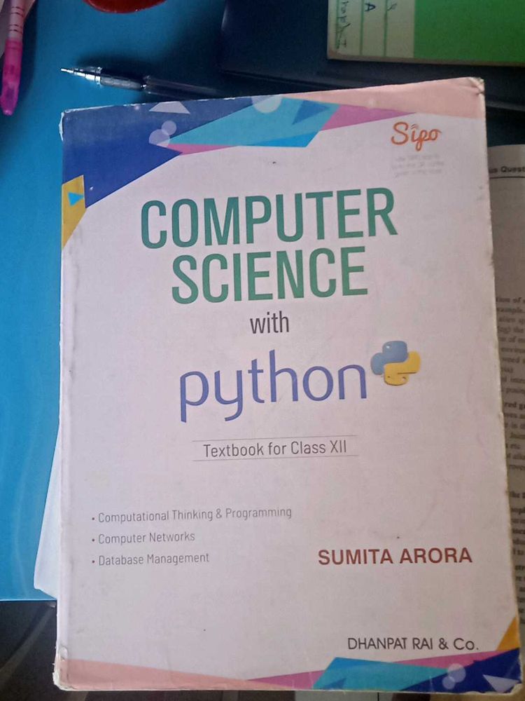 Books > Textbooks | Computer Science With Python Textbook For Class 12 ...