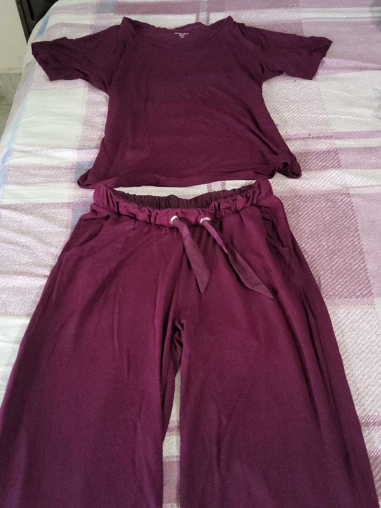 purple lounge wear . super comfy
