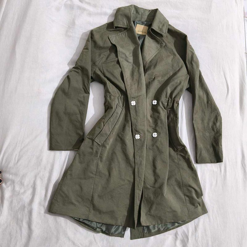 Olive Green Trench Coat