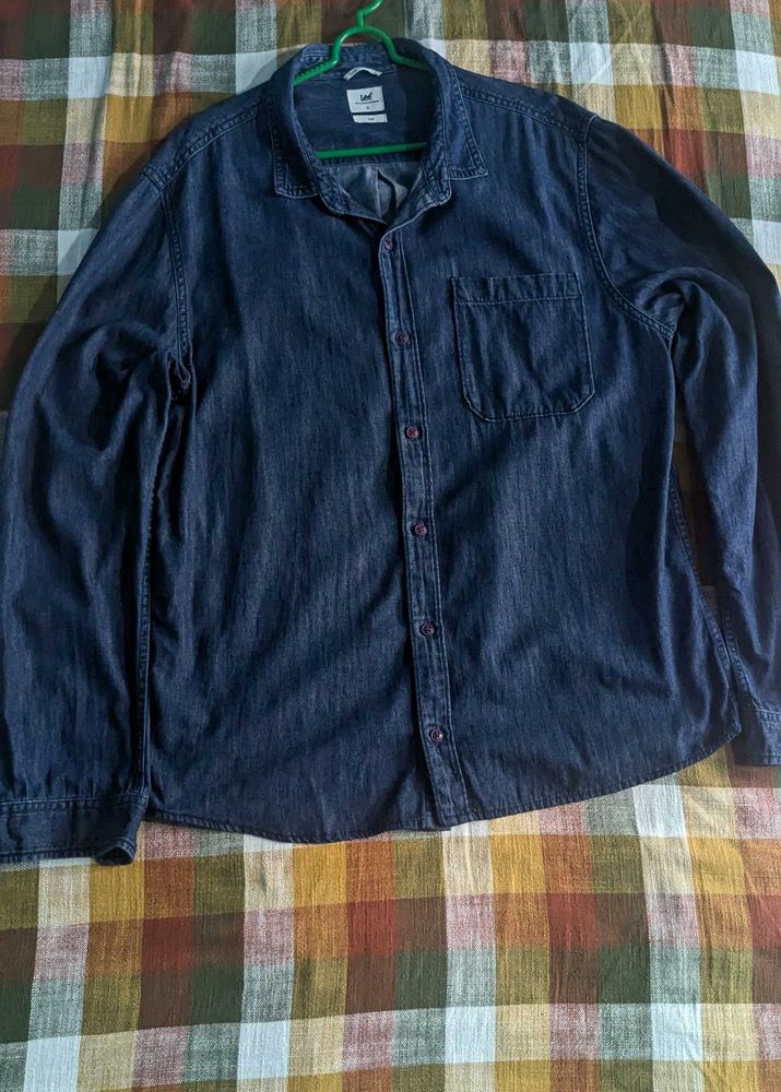 Lee  Blue Denim Shirt