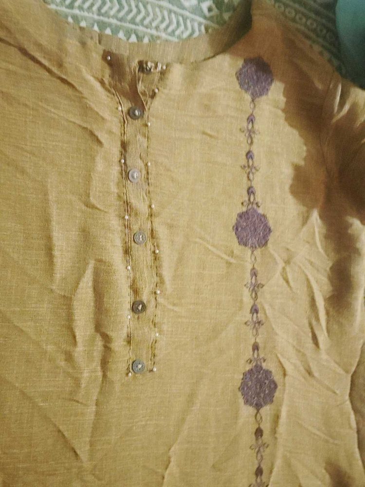 Elegant Embroidered Kurta
