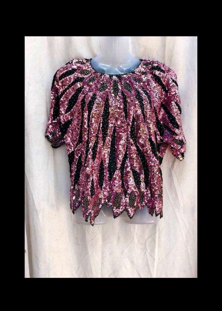 Sparkling Sequin Party Top