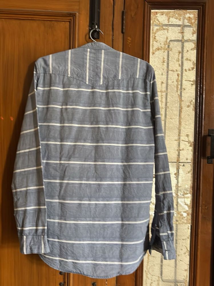 Men's Striped Long Sleeve Shirt