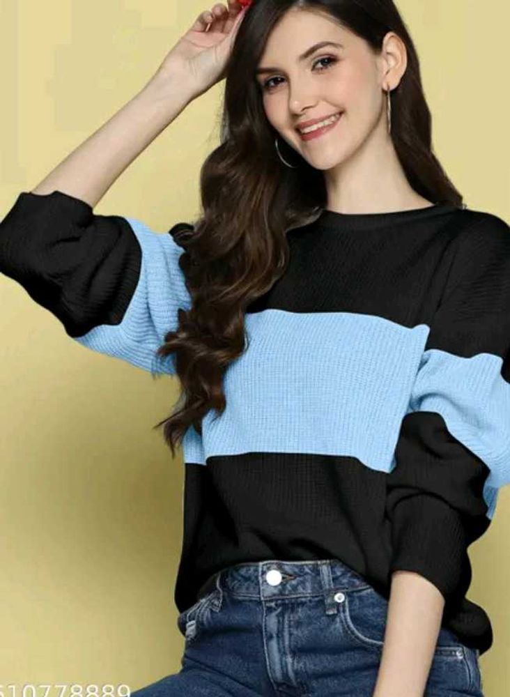 Two-Tone Long Sleeve T-Shirt