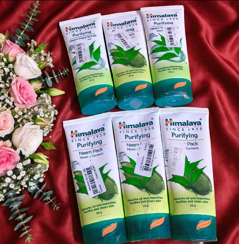 ✨ SET OF 6 - NEEM FACIAL COMBO - SCRUB + PACK