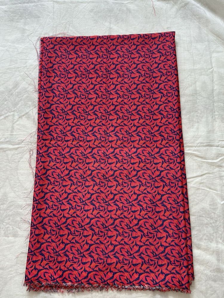 Vibrant Pink Cotton linen fabric