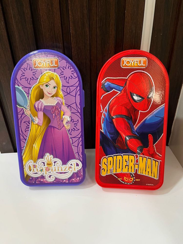 Princess &amp; Spiderman Pencil box Combo