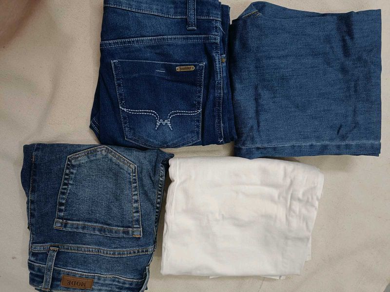 combo set of 4 denims