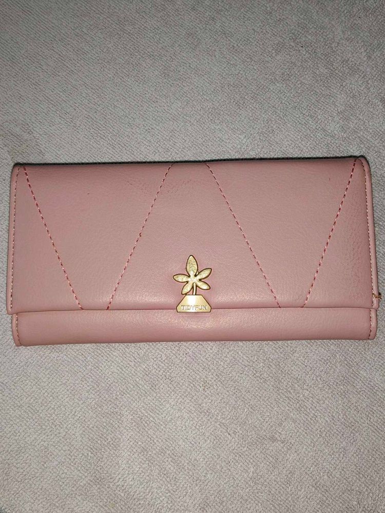 Cute Pink Flower Wallet