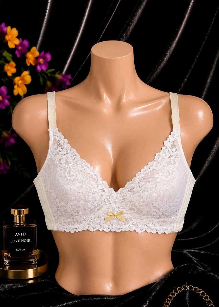 🇳🇿💫🎀Elegant Lace Bra with Bow Detail