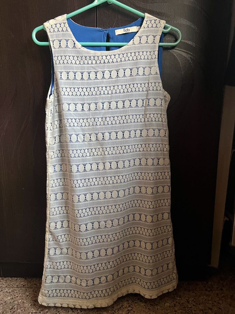 Allen Solly White Dress