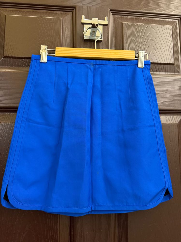 Vibrant Blue A-Line Skirt