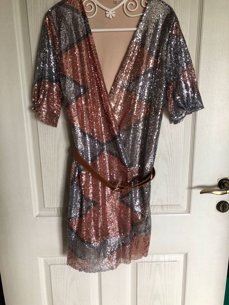 Bling Wraparound Dress.
