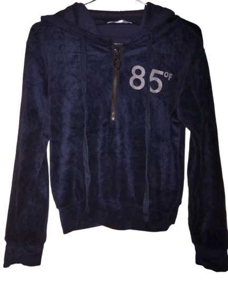 Velvet Crop Hoodie For Winter