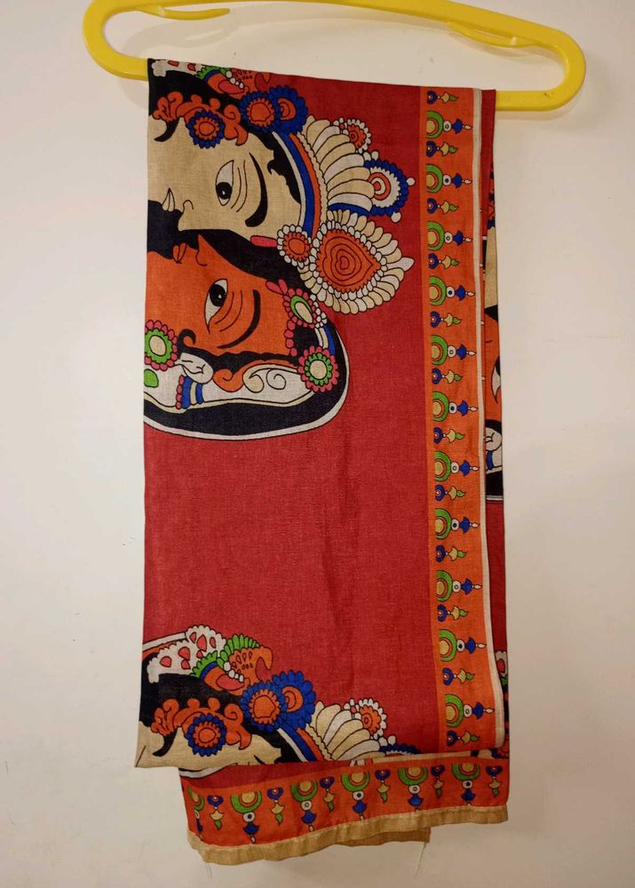 vibrant kalamkari print dupatta❤