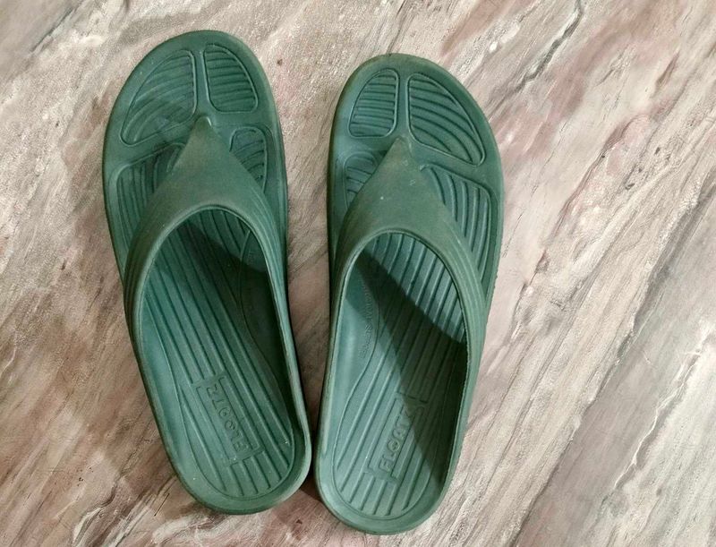 Green Flip Flops