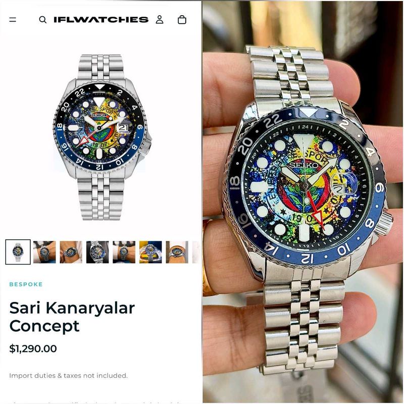 Seiko Sari Kanaryalar Concept Watch PREMIUM FOR ME