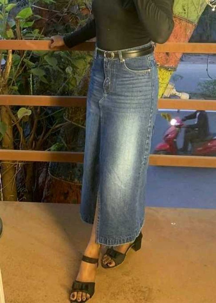 Classic Denim Maxi Skirt