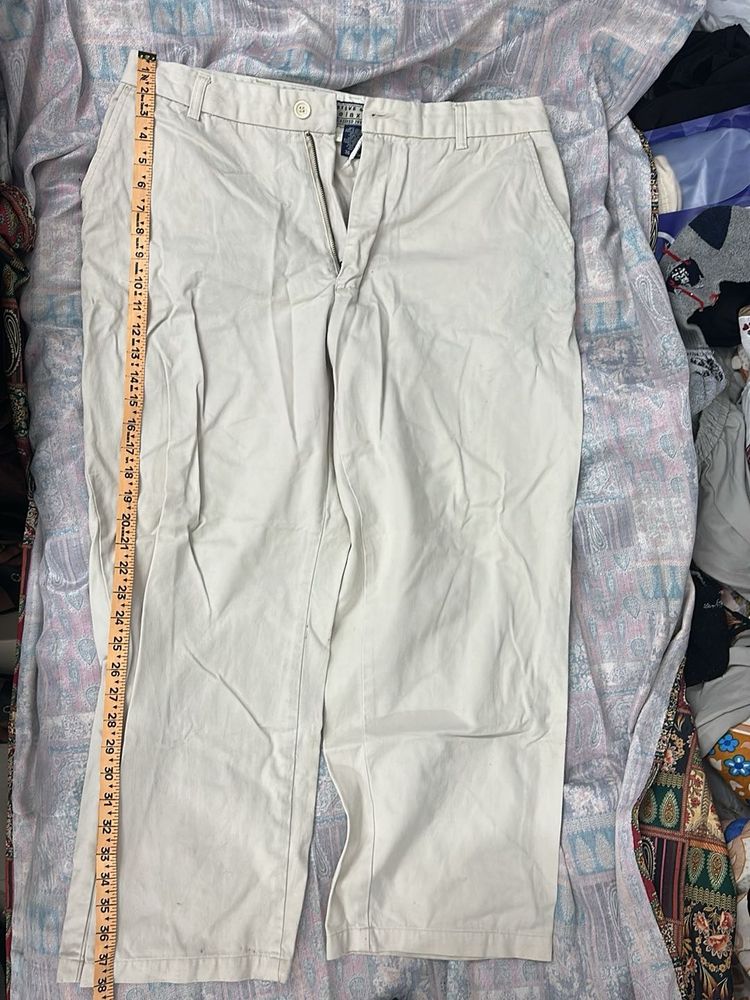 Men's Beige Chinos