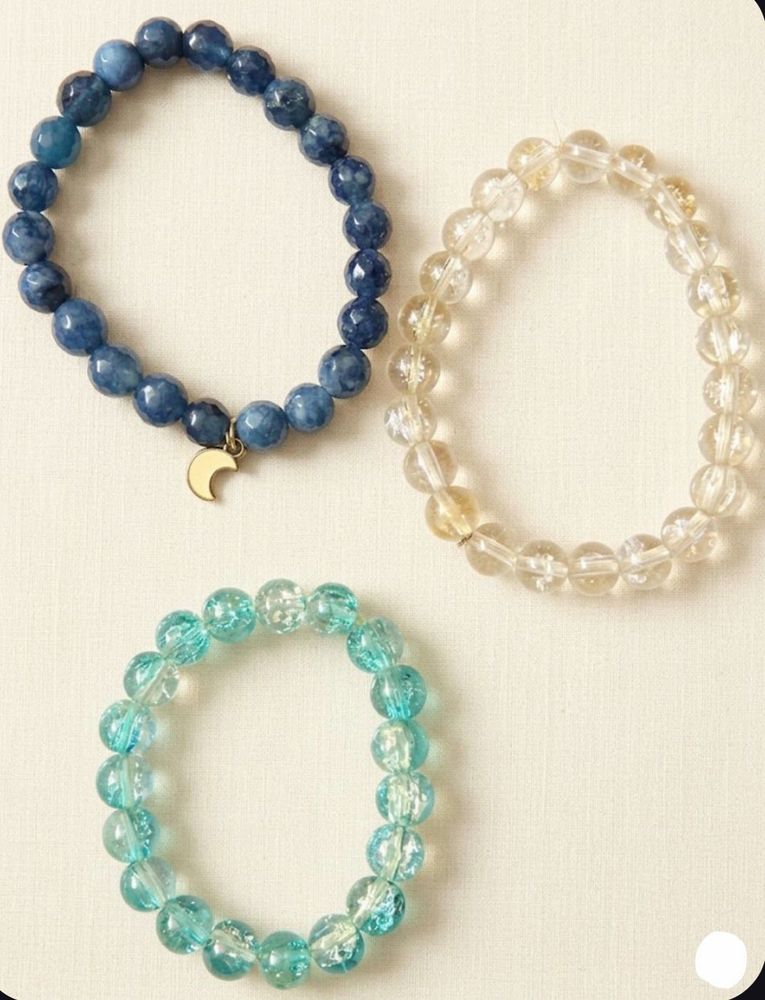 Set of 3 Beaded Bracelets