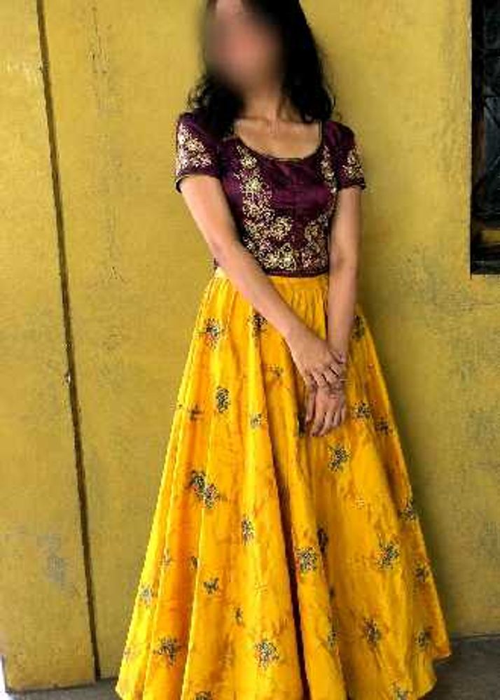 Beautiful Yellow Lehenga Choli